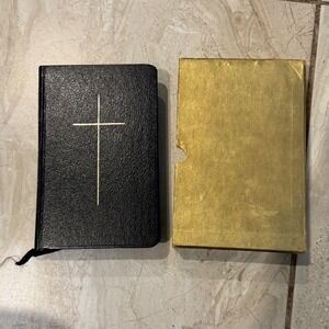 Cambridge Book of Common Prayer 1962 Canada Leather Bible Allan Read SIGNED